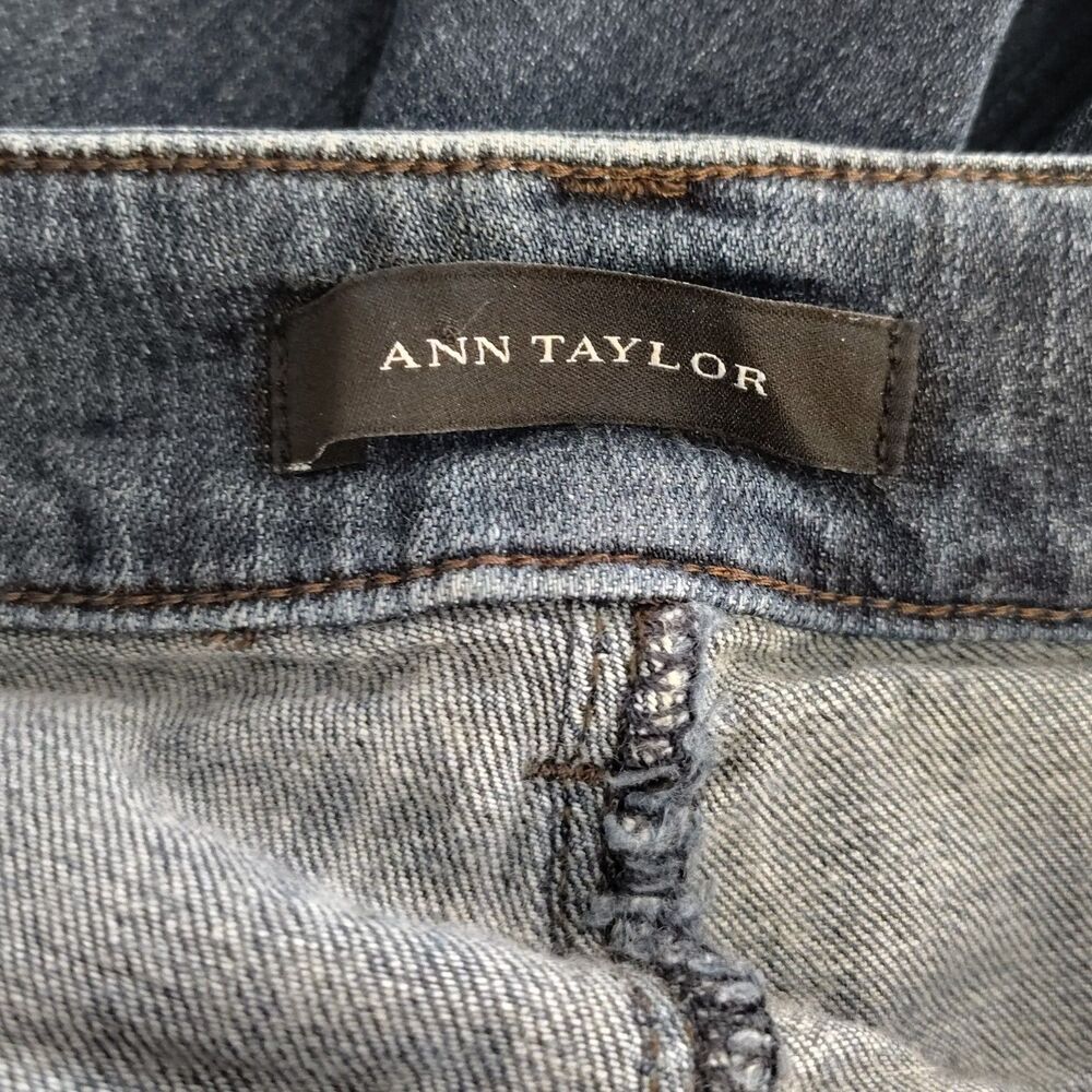 Ann Taylor Skinny Jeans Womens 4 Curvy Fit Blue Classic Stretch Denim - Picture 3 of 4